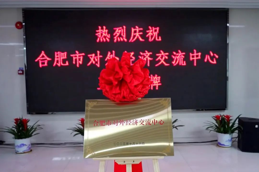 合肥市对外经济交流中心正式成立!