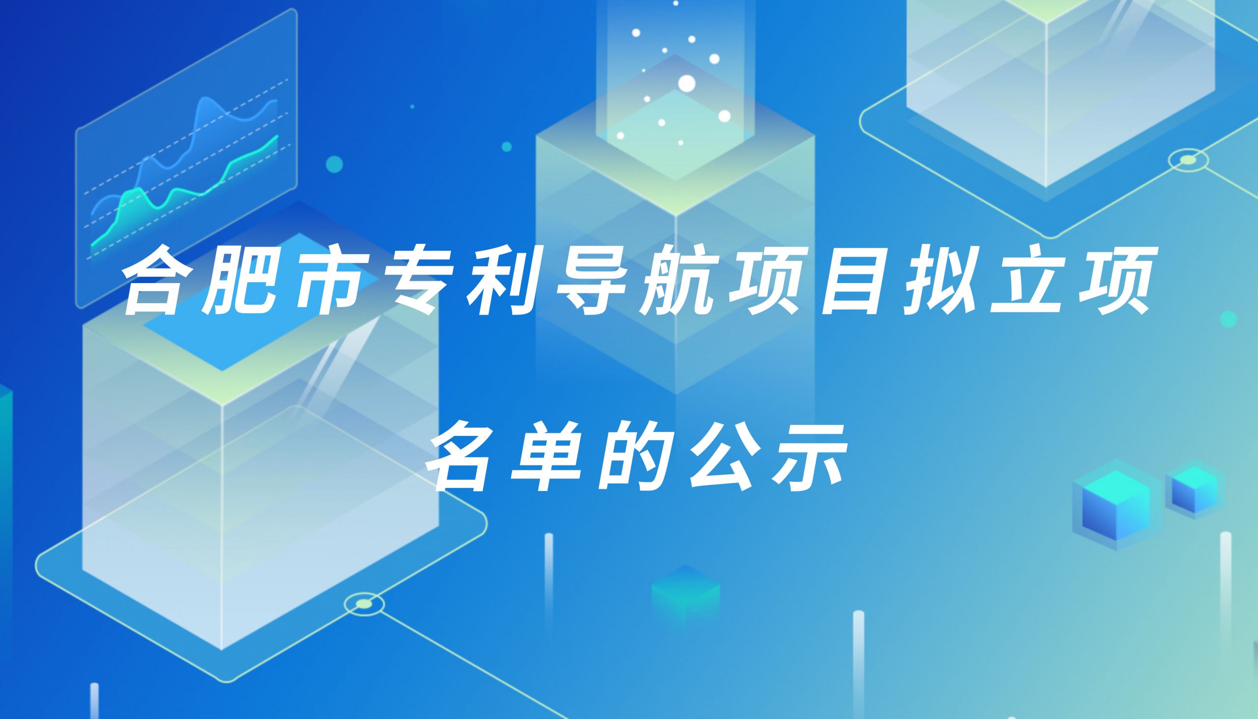 合肥市专利导航项目拟立项名单的公示