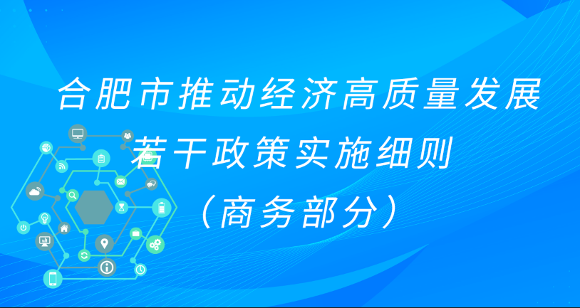 合肥市推动经济高质量发展若干政策实施细则 （商务部分）