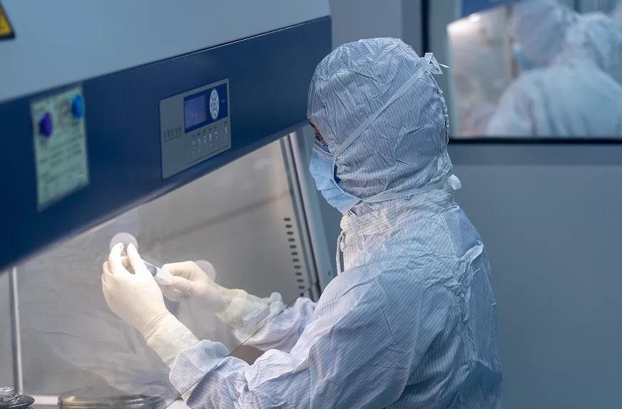 智飞龙科马工作人员