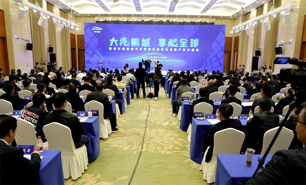 桐城市新能源汽车零部件高峰论坛暨产需对接会成功举行