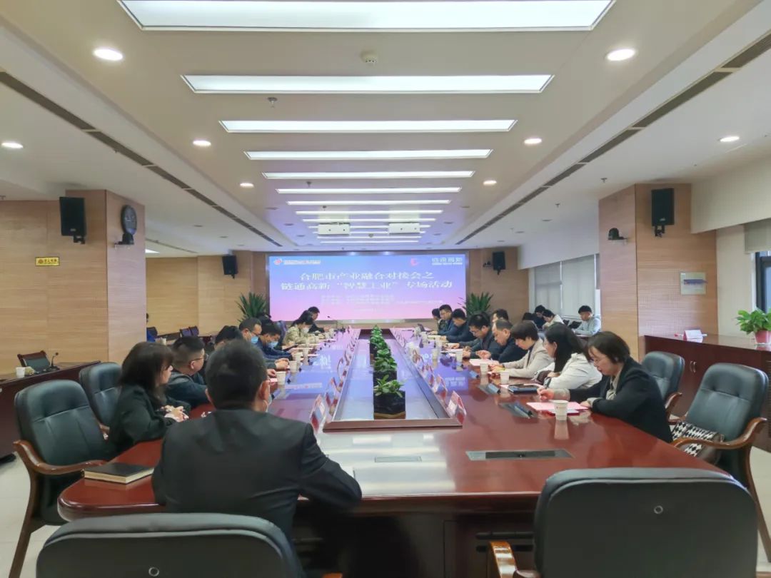 合肥市产业融合对接之“链通高新”专场活动成功举办