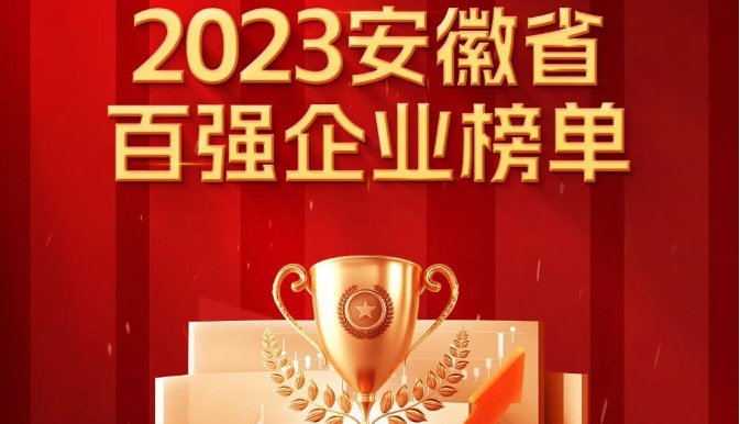 2023安徽省百强企业榜单