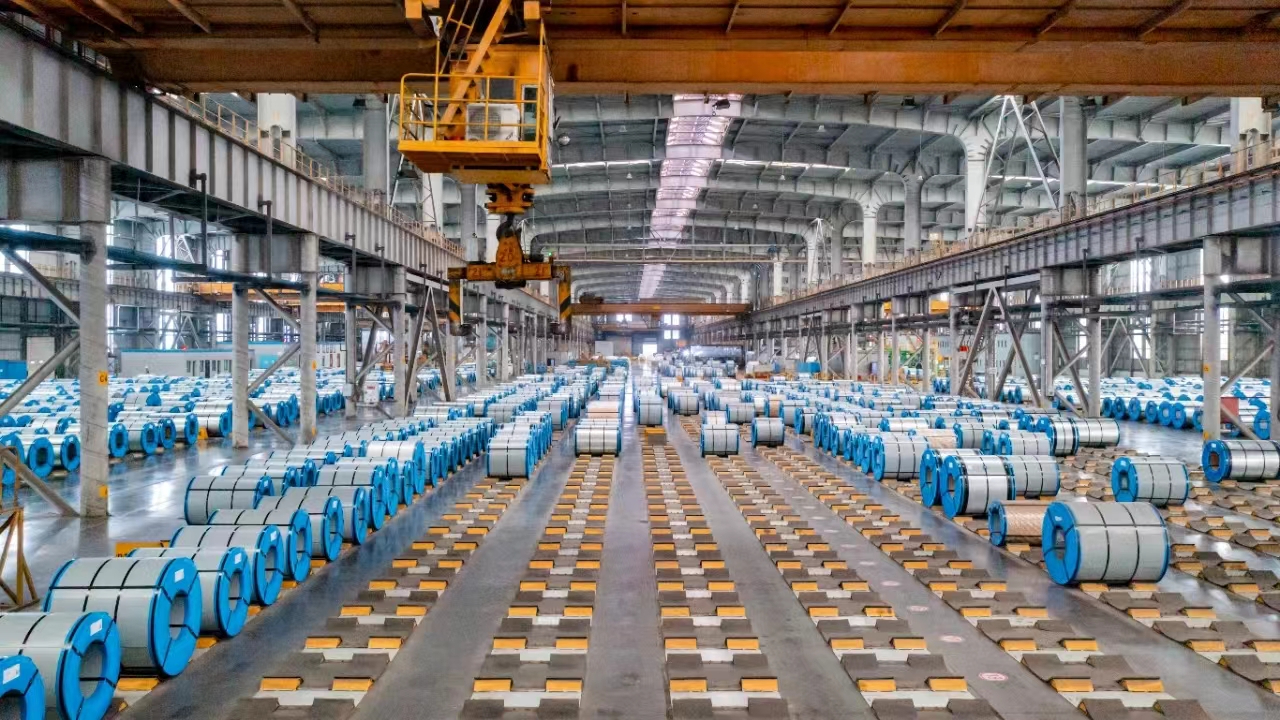 马钢首款低碳汽车用钢成功下线