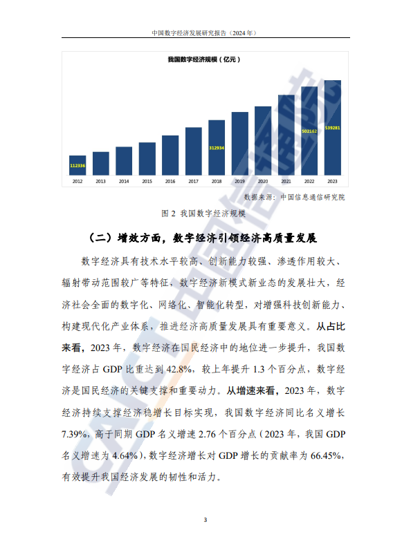 中国数字经济发展研究报告（2024年）