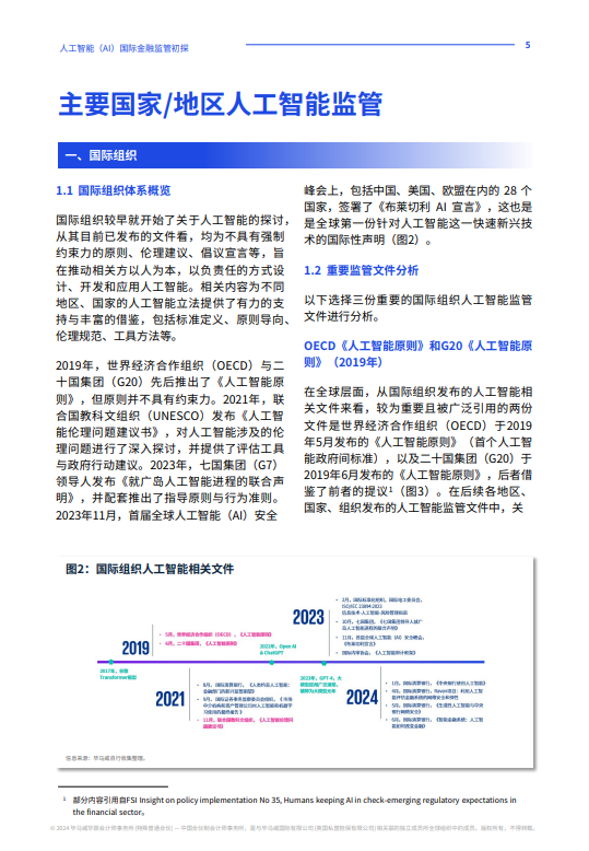 人工智能（AI）国际金融监管初探