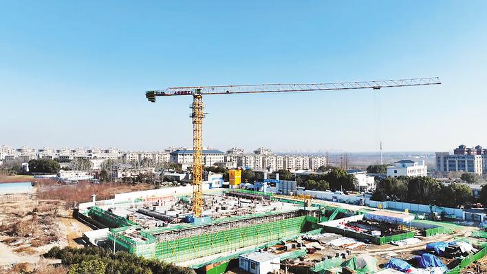 庐阳区未来创谷主体结构预计7月封顶