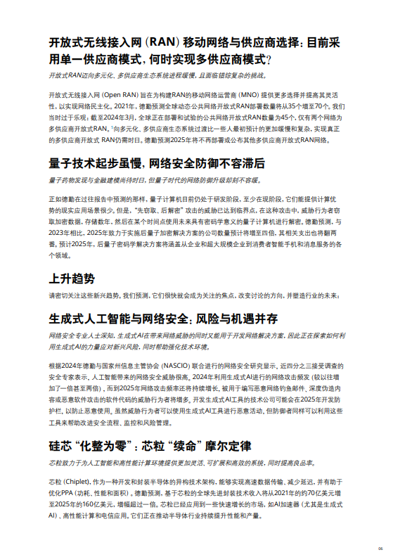 2025科技、传媒和电信行业预测