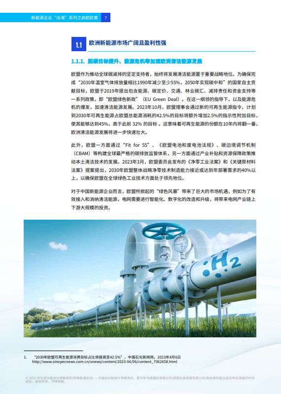 新能源企业“出海”系列之启航欧美