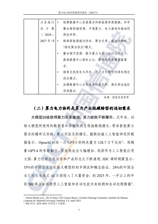 算力电力协同发展研究报告(2025 年) 