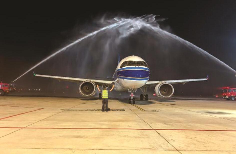 国产大飞机C919完成支线机场商业首航