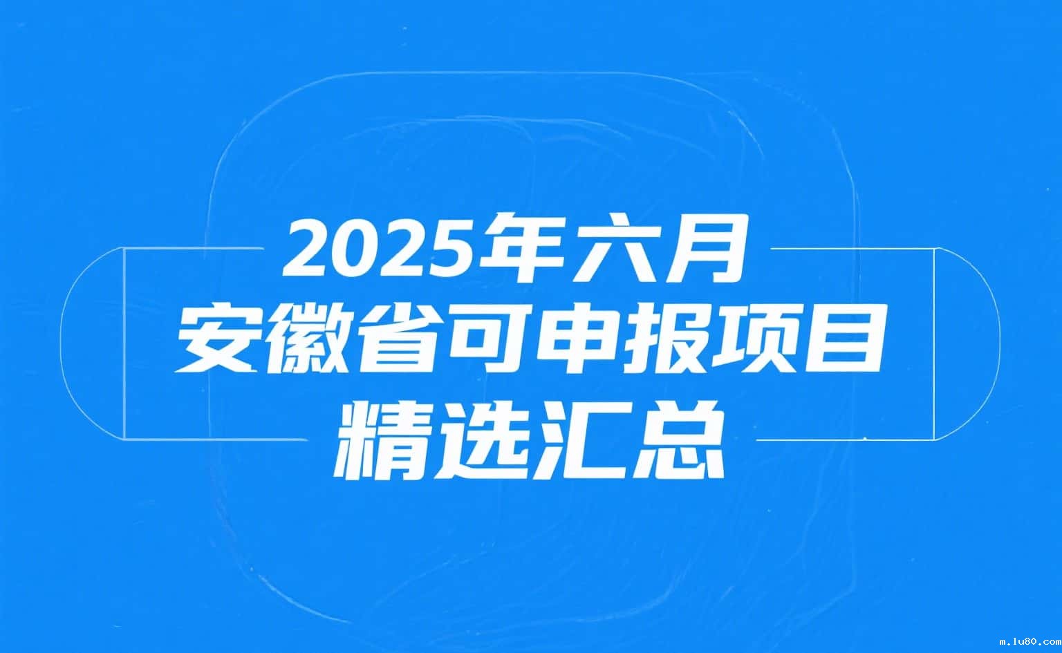 项目申报汇总