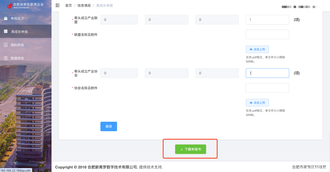 线上申报操作流程