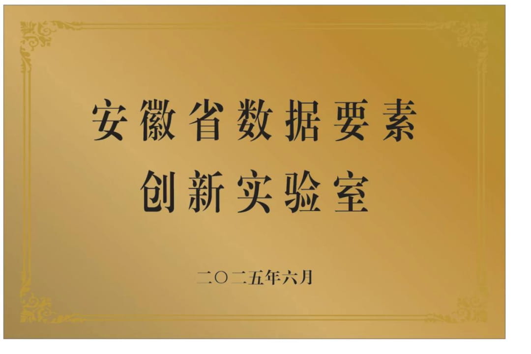 安徽省数据要素创新实验室正式揭牌并投入运营