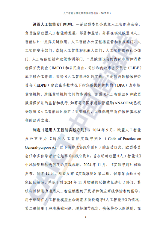 人工智能法律政策图景研究报告（2025年）