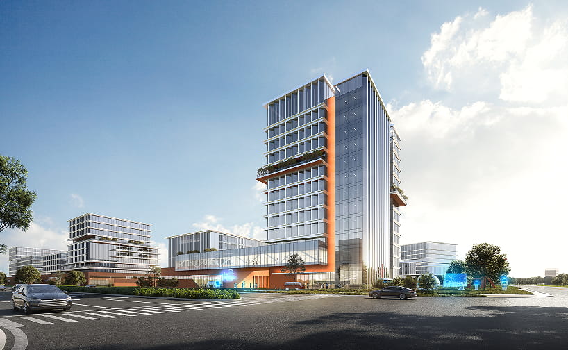 庐阳未来创谷B1#楼主体结构正式封顶