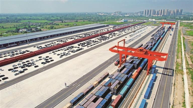 芜湖中欧班列首发俄罗斯圣彼得堡