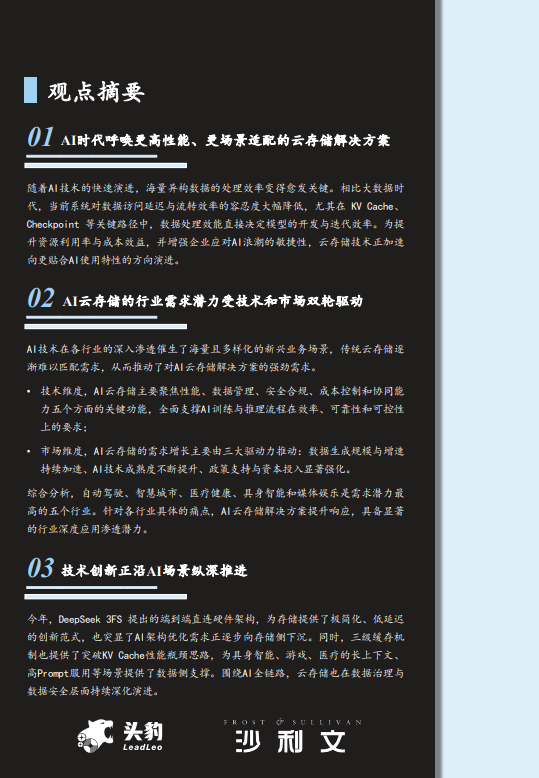 2025年中国AI云存储解决方案市场报告