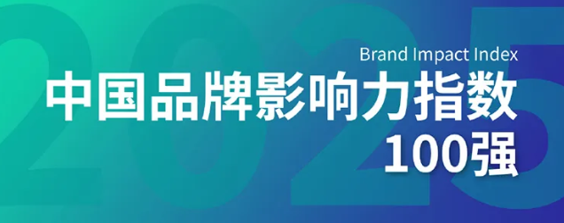 2025中国品牌影响力指数(BII)100强榜单
