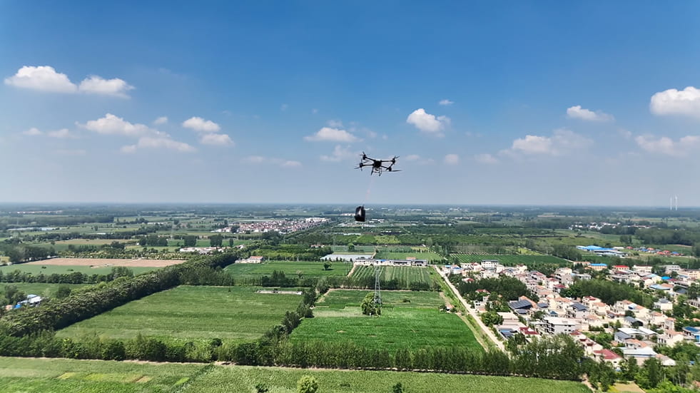 亳州交邮融合低空无人机物流配送试运营完成