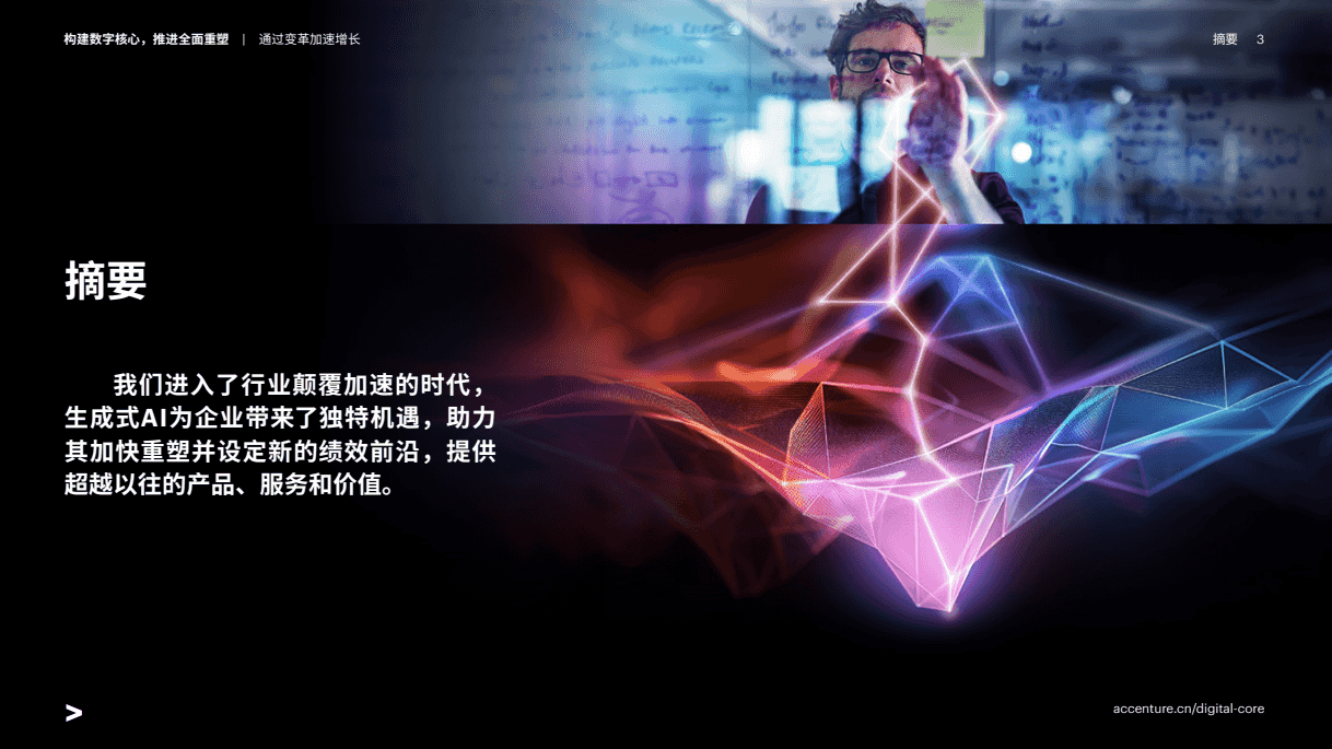 构建数字核心，推进全面重塑