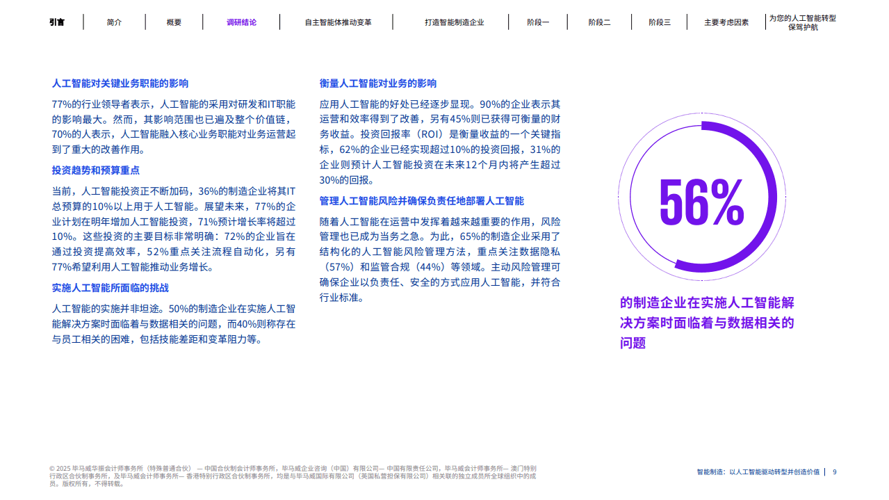 智能制造 以人工智能驱动转型并创造价值