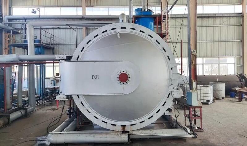 世界首台催化转化制备生物炭大型炭化釜投运